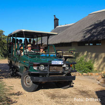 Safari  auf einer Lodge in Südafrika