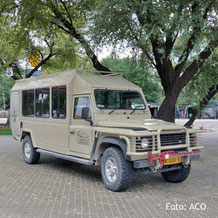 Landrover auf einer privatgeführte Reise  in Namibia