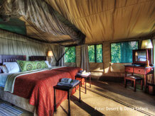 Botswana Flugsafari Übernachtung in einer Luxuslodge