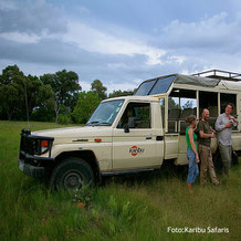 Luxuriöse Botswana Safaris - Pirschfahrt