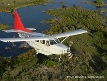 Botswana Flugsafari über den Okavango Delta