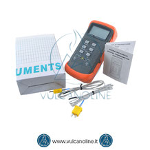 Dotazione standard termometro con sonde tipo K VLTMK6802B