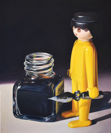 "Once upon a time..." Óleo sobre lienzo. (55*46 cm).