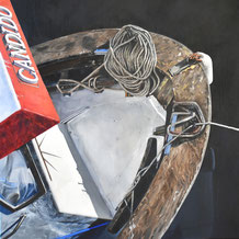 "Cándido". Óleo sobre lienzo. (50*50 cm).