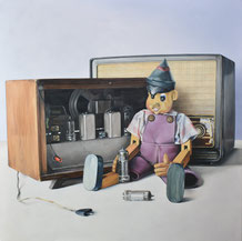 Aprendiz de todo, maestro de nada. Óleo sobre lienzo. (100*100 cm).