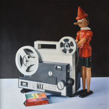 "Reviviendo un clásico". Óleo sobre lienzo. (100*100 cm).