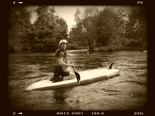 Eau vive en sup à la base nautique Picquigny