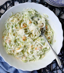 Porree-Apfel-Salat