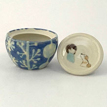 Naoko Ibuki「Container with a lid」pottery