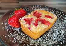 Erdbeer-Miniküchlein mit weißer Schokolade Minikuchenform Pampered Chef Backform