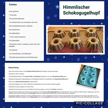 Adventskalender Schokogugelhupf Mini-Gugelform