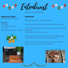 Entenbrust Deluxe Air Fryer Pampered Chef