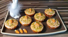 Möhrchen-Muffins mit Karotten  Möhren in der Muffinform Deluxe von Pampered Chef für Ostern Kinder