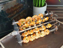 Garnelenspieße Deluxe Air Fryer Spieße Pampered Chef