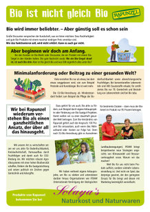 Bio ist nicht gleich Bio  © 2023 Layout  Marion Gnadl