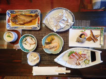 民宿での食事