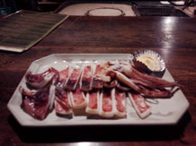 〆はイカ焼きで