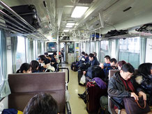 高山本線車内