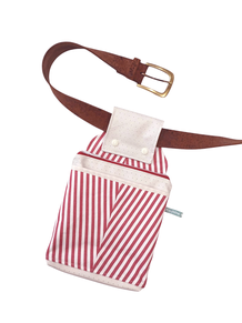 Gürteltasche Kellnertasche 80s Design Streifen