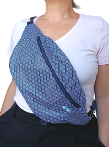 Bauchtasche Asanoha Muster Sterne wasserabweisend