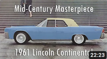 2024年1月10日B YouTube 1961 Lincoln Continental