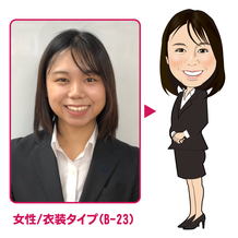 写真を元に似顔絵を描くプロのスキル、マルチクリエイターYORIYASUが手掛けた制作例