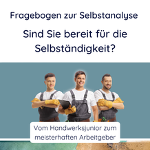Handwerksjunior selbständig machen?