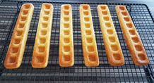 süße Waffeln Kuchenriegelform Pampered Chef