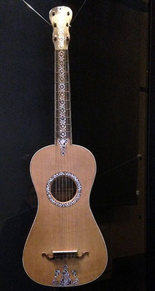 Eine sechssaitige Gitarre von Gennaro Fabricatore. 1795.