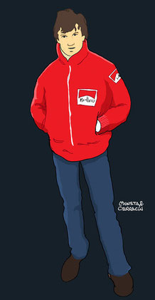Andrea de Cesaris by Muneta & Cerracín