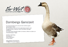 Ganslessen Werbung