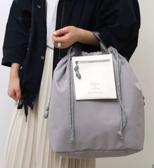 リュックにもなる 3WAYトートバッグ  7,689円→4,380円(税込)  ペットボトルとリサイクルした素材を使用