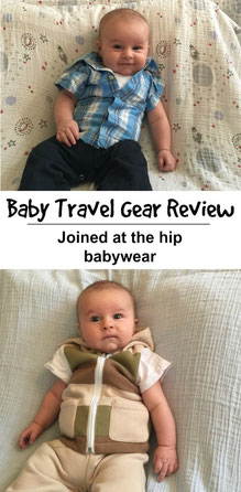 Don't miss out on this gear review! These adorable outfits will make the lives of busy parents even easier! Read more at www.babycantravel.com/blog