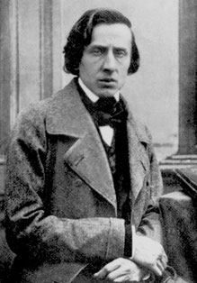 Frédéric Chopin, daguerreotype by Bisson Brothers, c. 1849