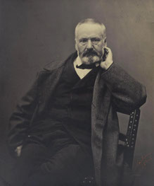 Victor Hugo in 1861, shortly before the publication of Les Misérables