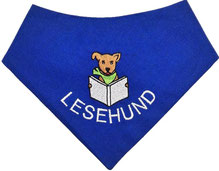 Lesehund, Schulhund, Besuchshund, Halstuch, Therapiehund, tetxtilfashion.de