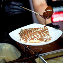 Noleggio carretto crepes Roma animazione feste ed eventi
