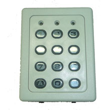 Wired keypad for AKIA France System’s wheeled motor drives