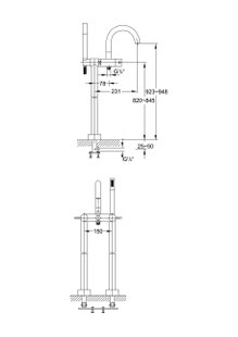 Wannenfüllarmatur Steinberg 100 1162