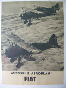 148 fiat, motori e aerei, '20, 24x32 cm.