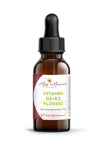 VITAMIN D3+K2 FLÜSSIG - Fläschen mit Pipette