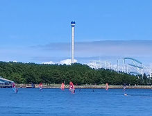 speedwall 神奈川　横浜　海の公園　ウインドサーフィン　SUP　スクール　体験　スピードウォール