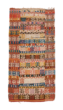 Teppich. Zürich. Antique "Enikli" Kilim from Konya, wool. Handgewebter Teppich, Antik Konya Kelim. Laden in Zürich, kilim antique, Suisse
