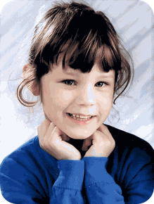 Kinderfoto von Sängerin Juli