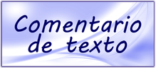 comentario de texto