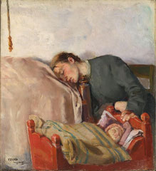christian Krohg, Mother and Child, 1883, Oslo, National Museum of Art