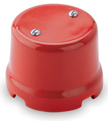scatola derivazione #porcellana #colorata #rosso #amarcords #FAI