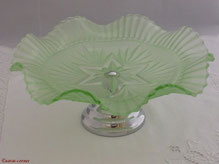 Art Deco Glasschale um 1930 aus England