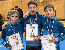 unsere 3 bayerischen Meister 2025 .