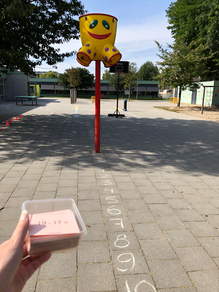 Bewegend leren doelspel. Allerlei ideeën en inspiratie om bewegend leren in verschillende werkvormen in te zetten. Eenvoudige basis die voor meerdere vakgebieden te gebruiken is.